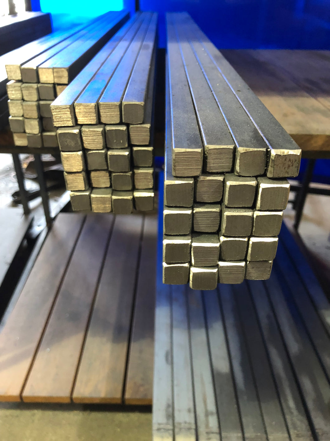 Cut-To-Length 1/2 Inch Square Bar Stock A36 Mild Steel - Made in USA