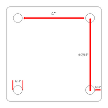 Weldable Steel Base Plate - 14 Gauge Inch Hot Rolled A36 - Made in USA
