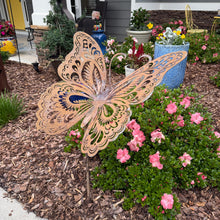 Butterfly Yard Art Installation