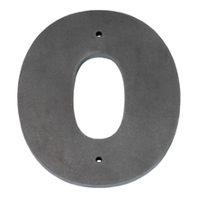 Modern Stainless Steel House Numbers and Letters - Laser Cut, Proxima Nova Font, 6 Inch