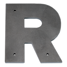 Modern Stainless Steel House Numbers and Letters - Laser Cut, Proxima Nova Font, 6 Inch