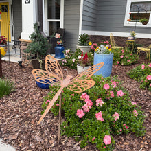 Dragonfly Yard Art Installation