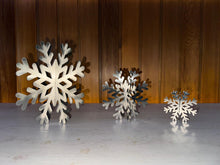 SteelFreak 3D Metal Snowflake Stainless Steel