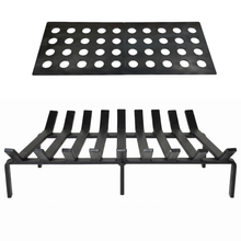 24 Inch Heavy Duty Rectangular Fireplace Grate