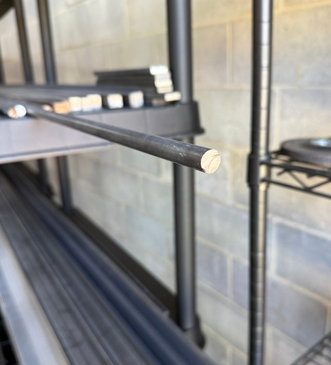 Weldable 1/2 Inch Hot Rolled Mild Steel Bar Mill Finish - Made in USA (Cut/Boxed)