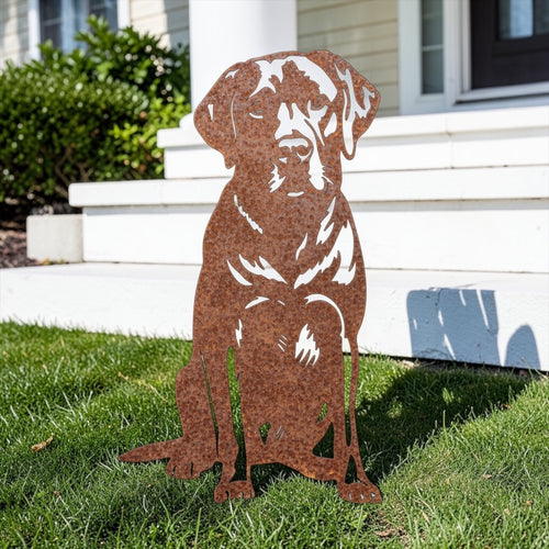 Labrador Retriever Yard Stake