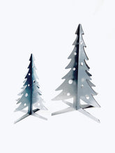 SteelFreak Set of three 3D Metal Christmas Trees