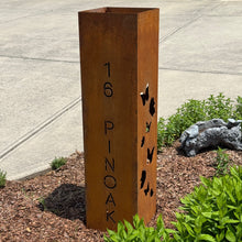 Heavy Duty Steel Planter Pillar, Butterfly and Custom Cut-outs - Made in USA