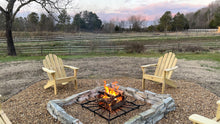 32 x 32 Inch Super Heavy Duty Square Wheel Fire Pit Grate
