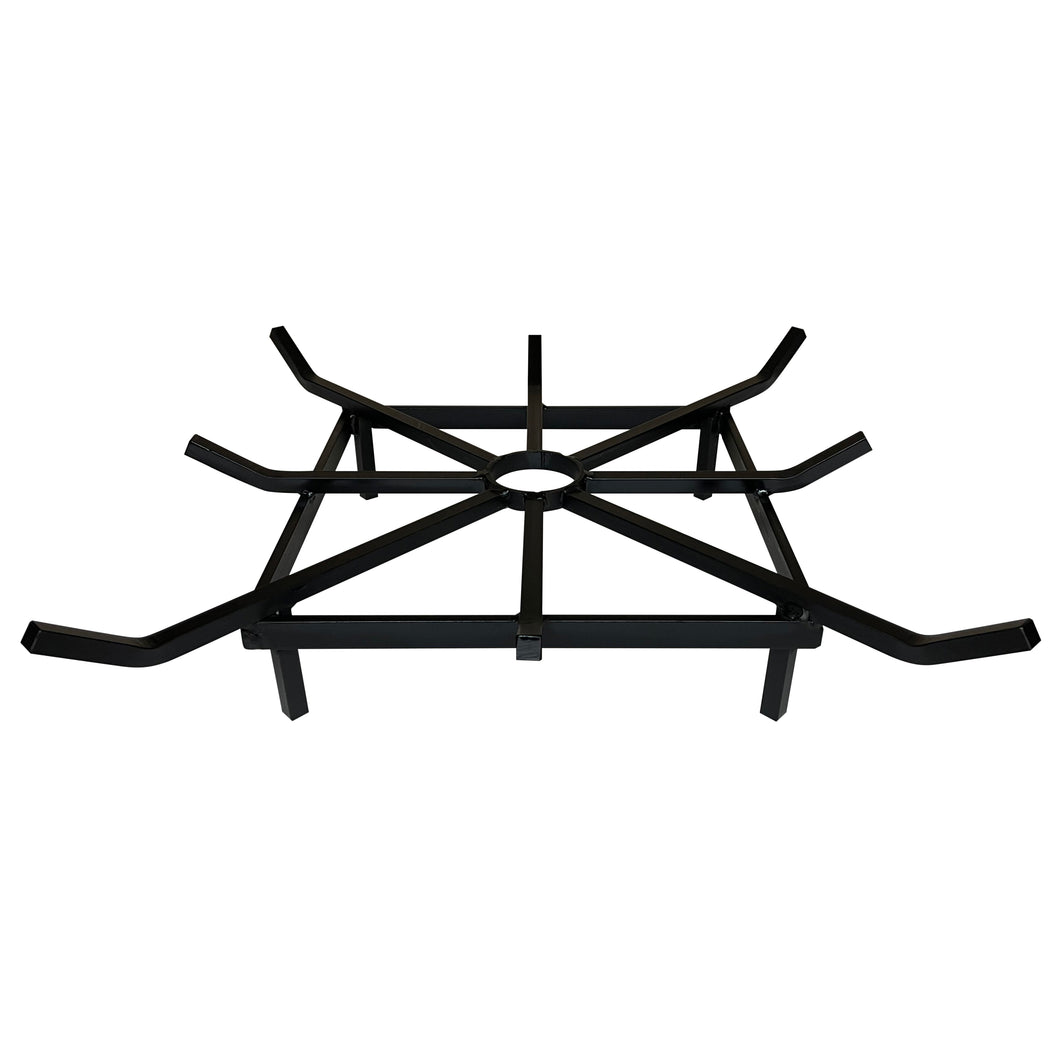 24 x 24 Inch Heavy Duty Square Wheel Fire Pit Grate