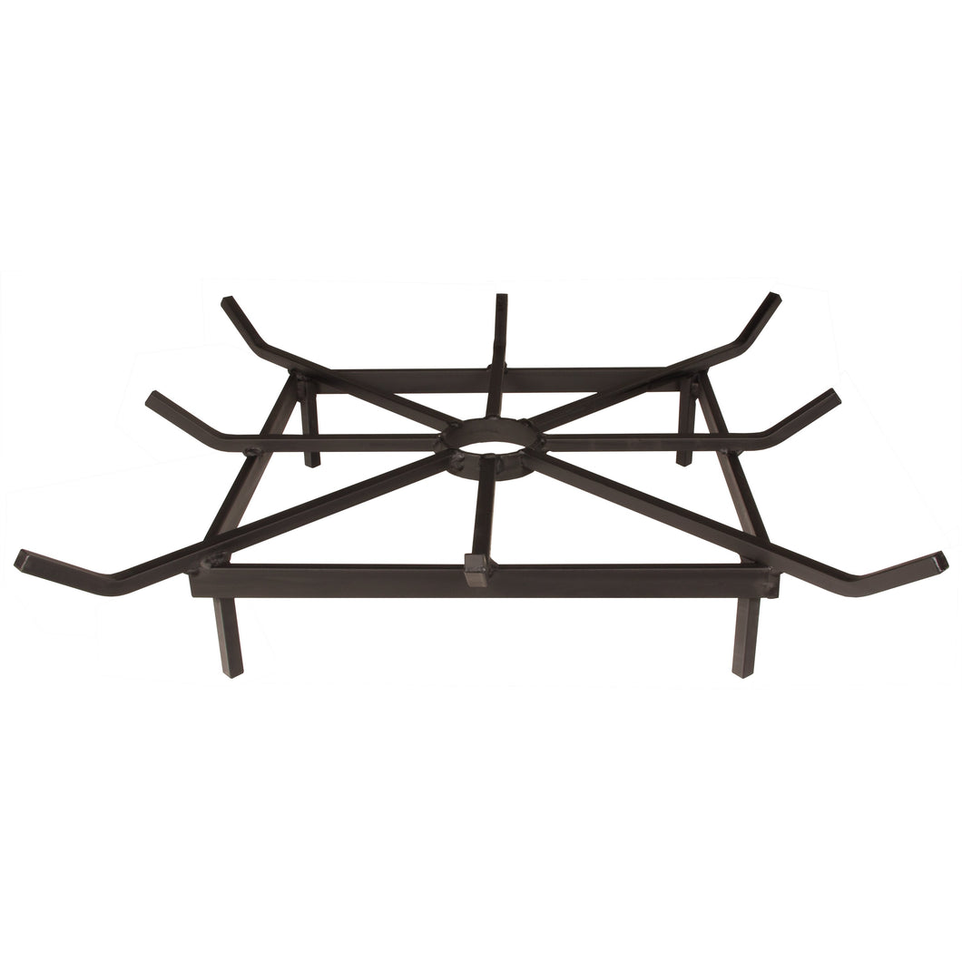 20 x 20 Inch Square Wheel Fire Pit Grate